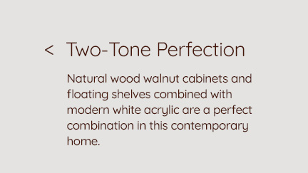 Two Tone Perfection Cabinets Description